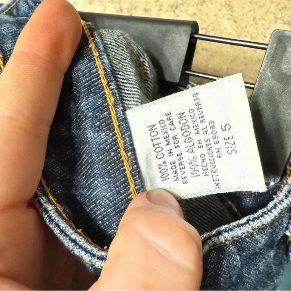 vintage levis denim skirt size 5 - Picture 5 of 7